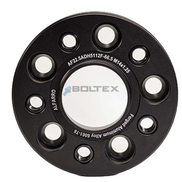 Колесный адаптер 22 мм PCD 5x112 DIA 66.6 с футорками M14x1,25 для BMW (Кованая) AF22ADH5112F-666 М14х1,25 фото