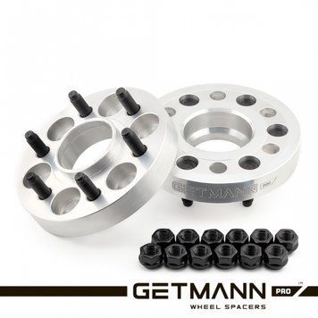 GETMANN | Колісна проставка-адаптер 25мм PCD 6x139.7 DIA 93.1 зі шпильками 12x1.5 для Ford Ranger (Кована) 25WSS.FA6.9116 фото