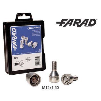 FARAD STARLOCK | Болты секретки М12x1.5x24 Конус Вращающееся кольцо Ключ 17 1-I3/E STARLOCK 1CH фото