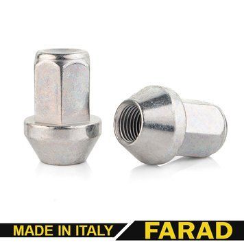 Гайка колесная M12x1,25x33мм Конус Цинк Ключ 17 (Subaru, Suzuki, Niva, Nissan, Infiniti, Matiz) Farad Италия 311344 [RA2D15/S] фото