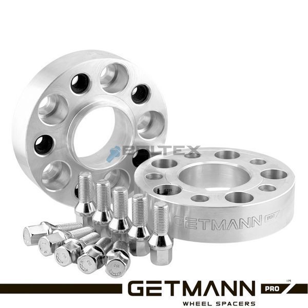 GETMANN | Колісна проставка-адаптер 35мм PCD 5x130 DIA 71.6 з футорками 14x1.5 для Audi, Porsche, Volkswagen (Кована) 35WSF.FA6.8741 фото