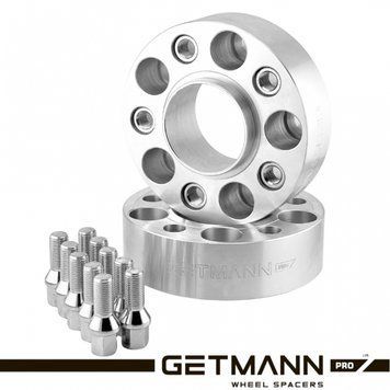 GETMANN | Колісна проставка-адаптер 45мм PCD 5x130 DIA 71.6 з футорками 14x1.5 для Audi, Porsche, Volkswagen (Кована) 45WSF.FA6.8925 фото