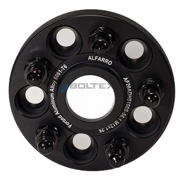 Колесный адаптер 20 мм PCD 5x100 DIA 56.1 со шпильками M12x1.25 для Subaru, Toyota GT 86 (Кованая) AF20ADH5100S-561 М12х1,25 фото