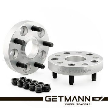GETMANN | Колісна проставка-адаптер 25мм PCD 5x120 DIA 66.9 зі шпильками 14x1.5 для Chevrolet Camaro, Corvette (Кована) 25WSS.FA6.8801 фото