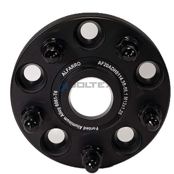 Колесный адаптер 20 мм PCD 5x114.3 DIA 56.1 со шпильками M12x1.25 для Subaru, Honda Stream (Кованая) AF20ADH5114S-561 М12х1,25 фото