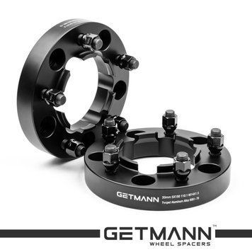 GETMANN | Колісна проставка-адаптер 30мм PCD 5x150 DIA 110.1 зі шпильками 14x1.5 для Toyota LC 100, LC 200; Sequoia; Tundra; Lexus LX470, LX570 (Кована) 30WSS.FA6-B.4946 фото