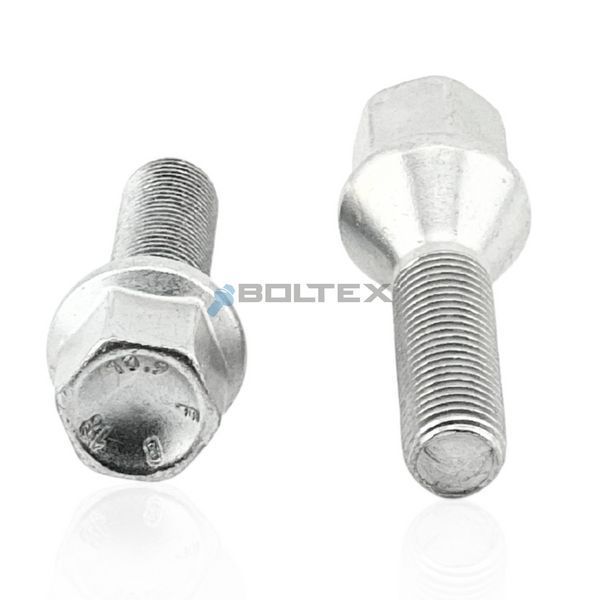 Колісний болт M12&times;1,25&times;33 мм Конус Цинк ключ 17 072125 [E5/S] фото